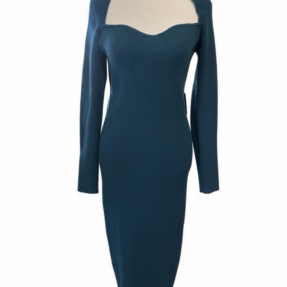 Express Teal Midi Dress